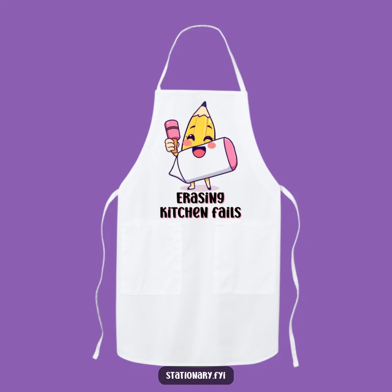 Funny Pencil Drawing Apron: Create Messy Masterpieces with Humor
