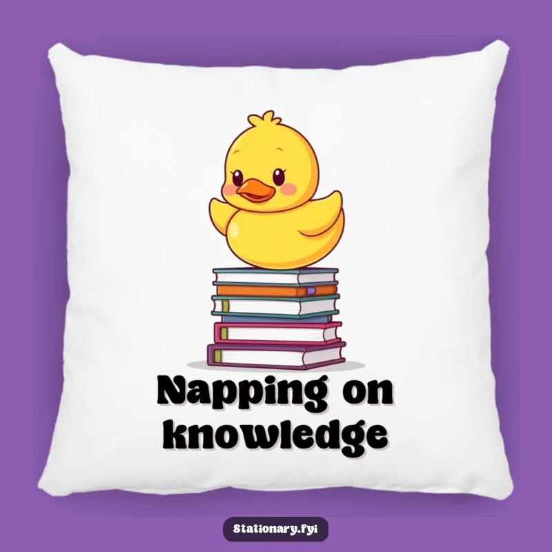 Funny Rubber Ducky Pillow: Cozy Up with Hilarious Balancing Act