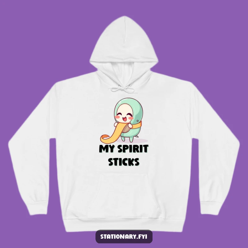 Cozy Funny Tape Dispenser Hoodie - Warm & Giggling Comfort