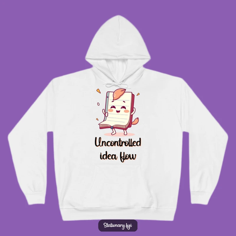 Funny Notebook Hoodie: Cozy Page Flipper, Fast Reader Comfort Gift