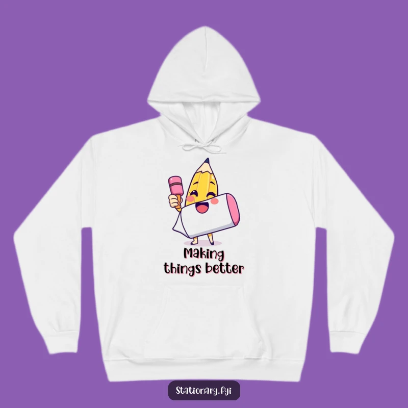 Funny Pencil Drawing Hoodie: Cozy Up with Hilarious Art & Warmth