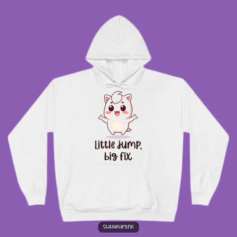 Funny Staple Remover Hoodie: Cozy Jump Surprise, Warm Office Gift