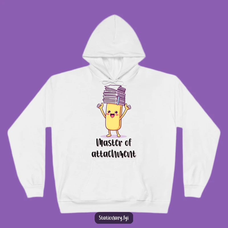 Funny Paperclip Hoodie: Cozy Organization Triumph, Warm Funny Gift