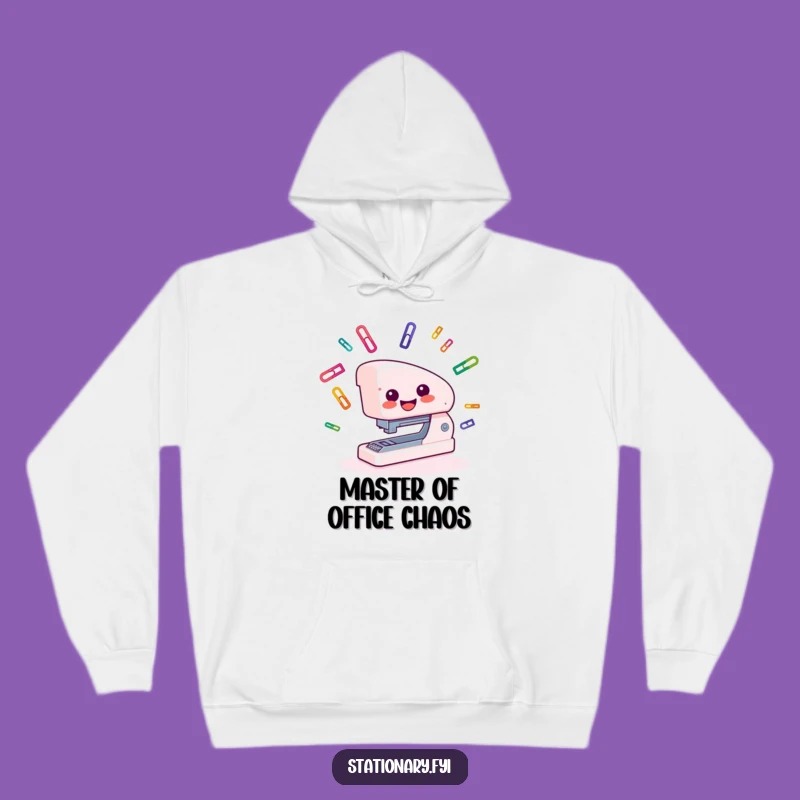 Cozy Funny Stapler Juggling Hoodie: Keep Warm and Chuckle All Day!