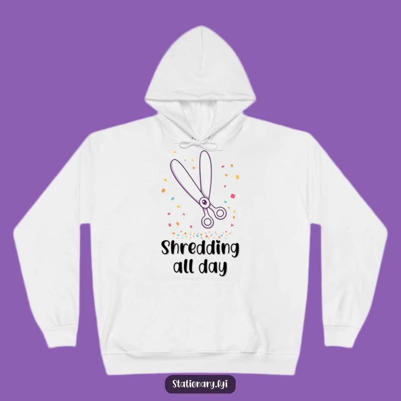 Funny Scissors Party Hoodie - Cozy Comfort for Festive Fun