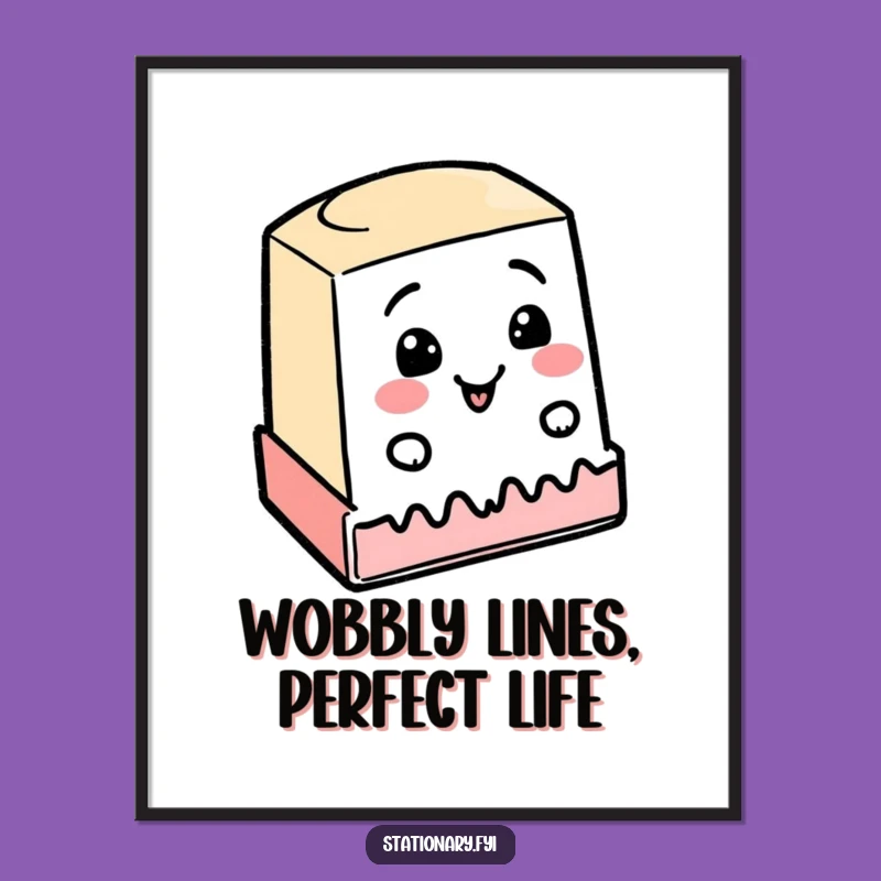 Funny Free Printable Stamp Wall Art: Embrace Imperfection Downloadable Digital Art Gift