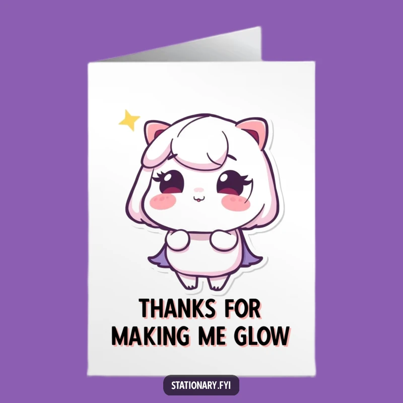 Free Printable Thank You Card: Highlighter's Glow - Funny Downloadable Gift