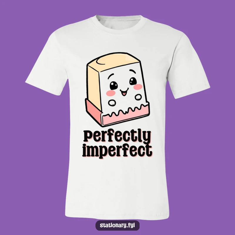 Funny Cheerful Stamp Wobbly Line T-Shirt, a Hilarious Gift for the Encouraging