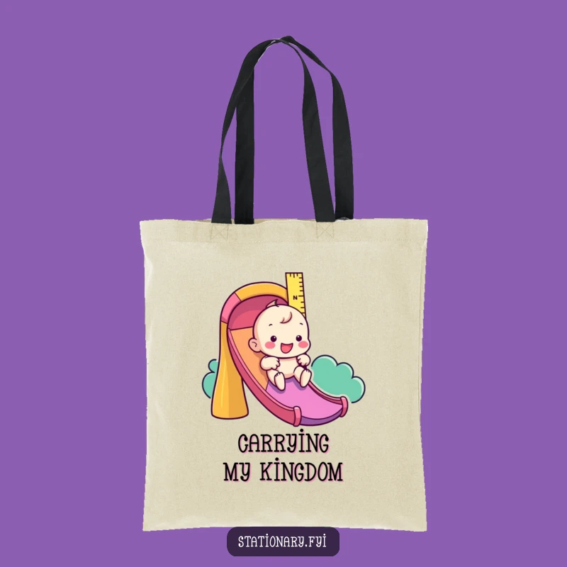 Funny Ruler Tote Bag: Carry Your Fun with a Playful Slide